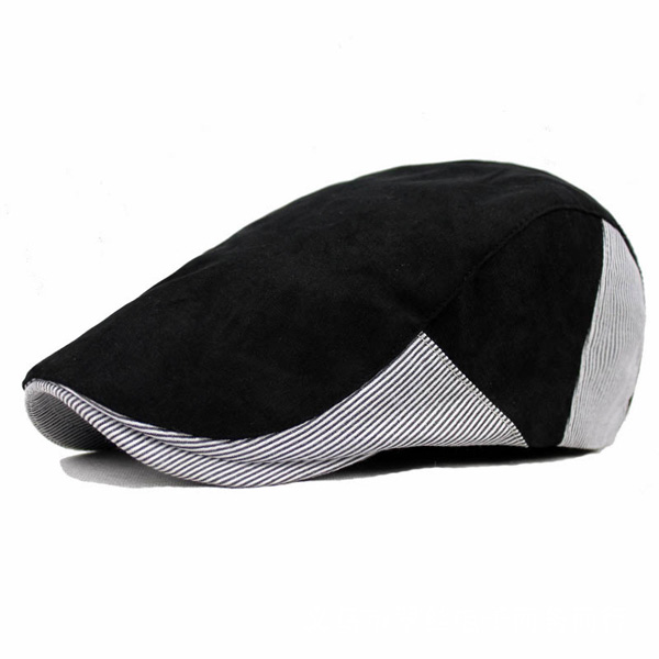 Sombrero de la Boina de Hebilla de Algodón Unisexo de Vaquero para Hombres Mujeres Ajustable Sombrero de Newsboy de Taxista de Golf