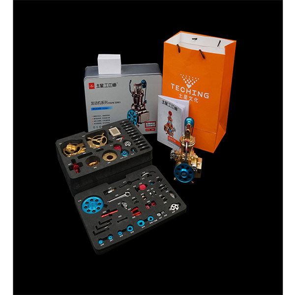 Teching Single Cylinder Engine Model Full Aluminum Alloy Collection