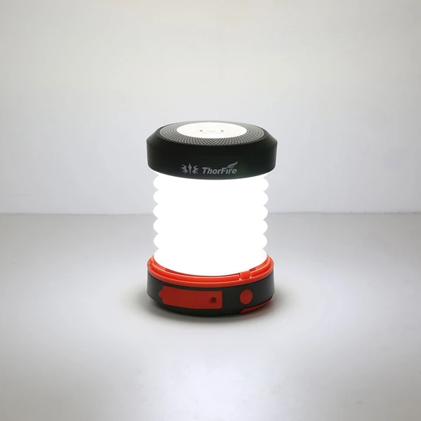 ThorFire Solar LED Camping Lantern USB Rechargeable Light for Outdoor Camping Hiking