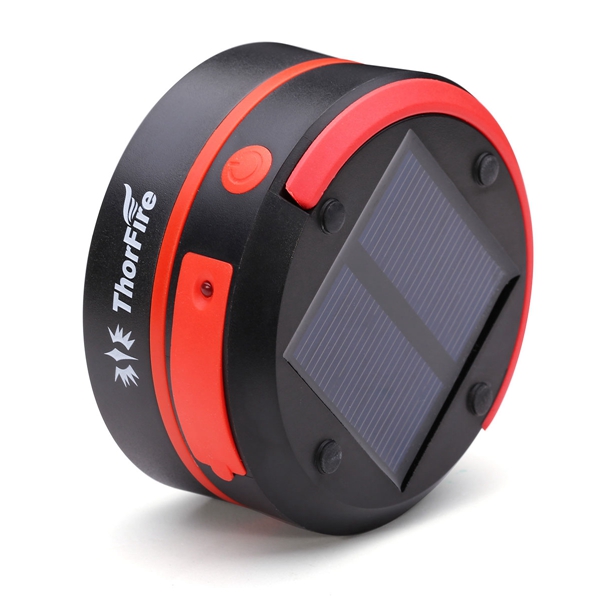 ThorFire Solar LED Camping Lantern USB Rechargeable Light for Outdoor Camping Hiking