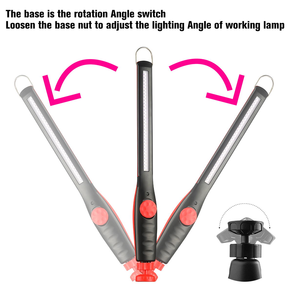 Portable LED stérilisateur ultraviolet lampe de stérilisation de bureau UV désinfection lampe germicide moustique tuant l'artefact pour voyage hôtel voiture de bureau à domicile