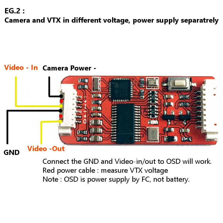 fpv n1/n2/n3 djiフライトコントローラ用ミニosd phantom 2 naza v1 v2 lite ... naza v2 wiring diagram 