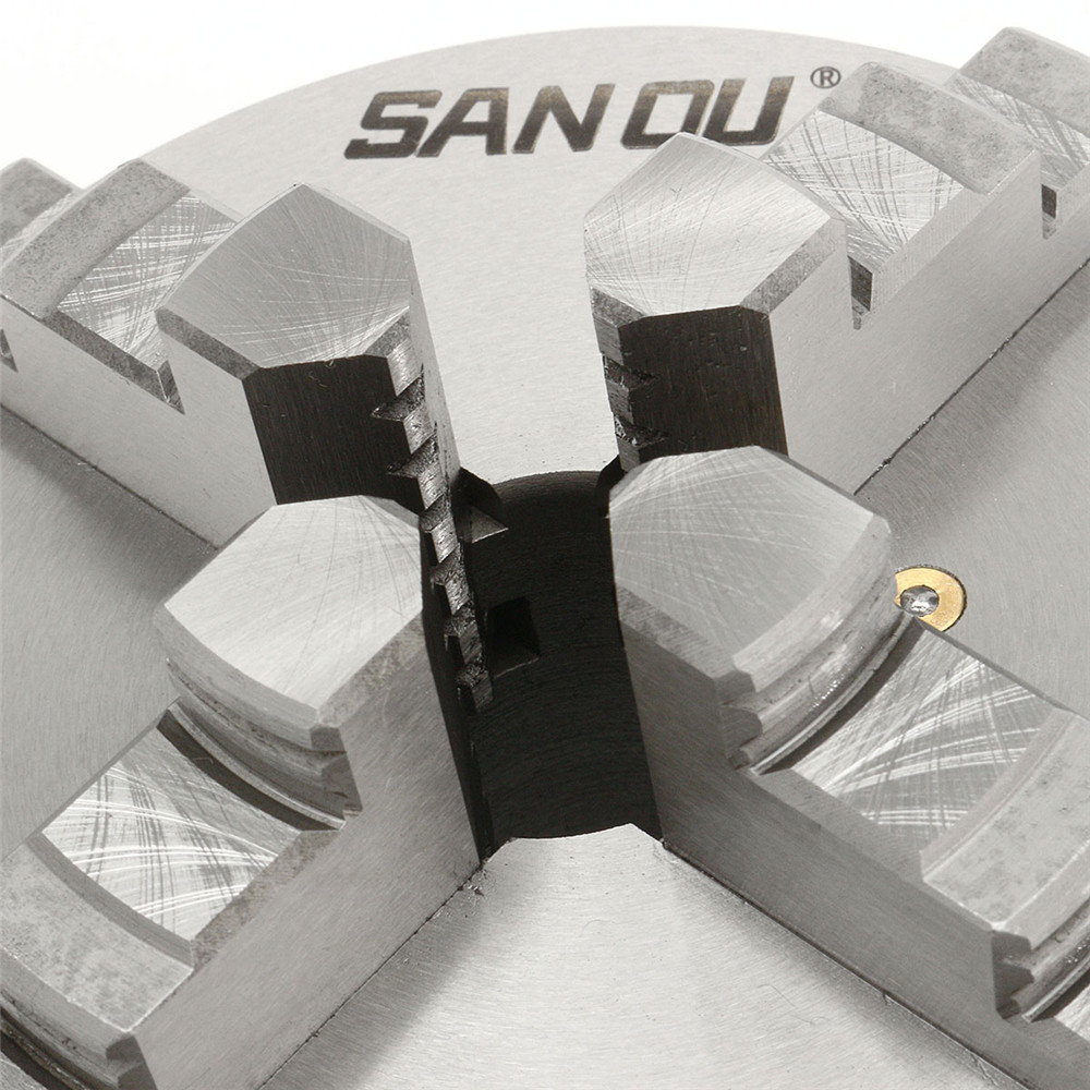 SANOU K12-125 125mm 4 Jaw Self Centering Lathe Chuck with Key