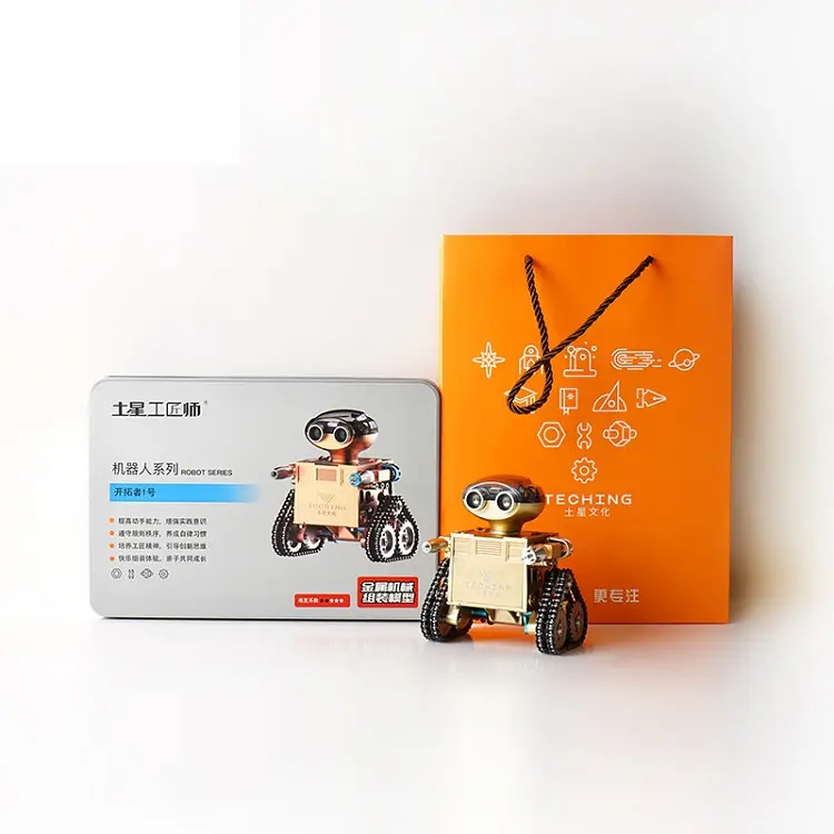 TECHING DIY Traiblazers 1 Self-assembled APP Control Smart Delicate Robot for Android System