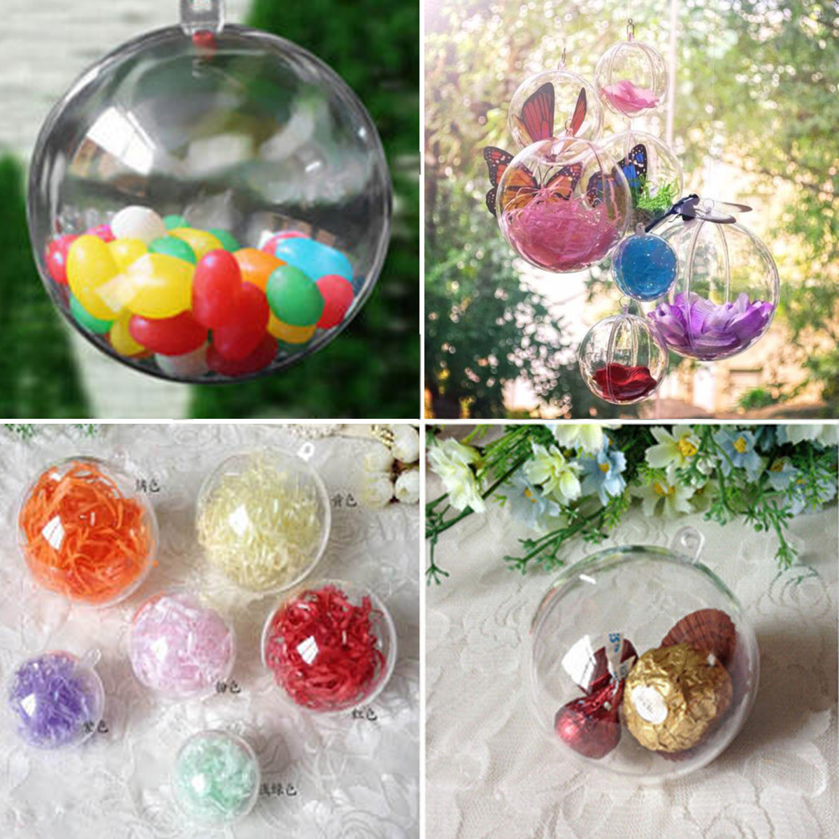 Сделать круглый шар. Пластиковые шары для декора. Прозрачный шар для поделок. Украшение из пластмассовых шариков. Прозрачные шары для декора.