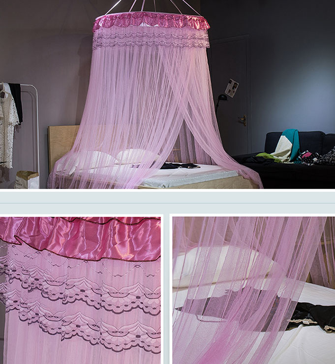Uk Cartoon Kids Mesh Lace Mosquito Net Princess Canopy Bedding