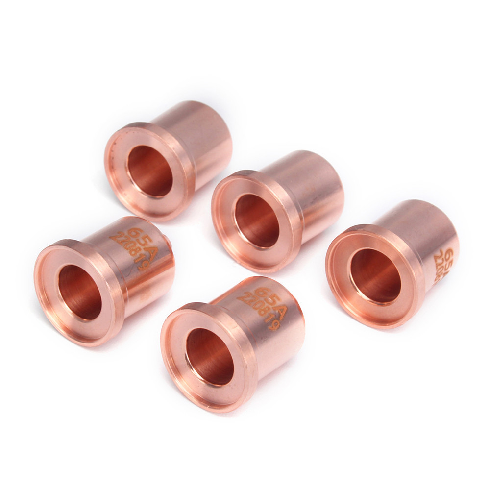 5pcs 220819 65A Electrode Tip mondstuk Cutting Plasma Cutter Accessories for HRT/MRT