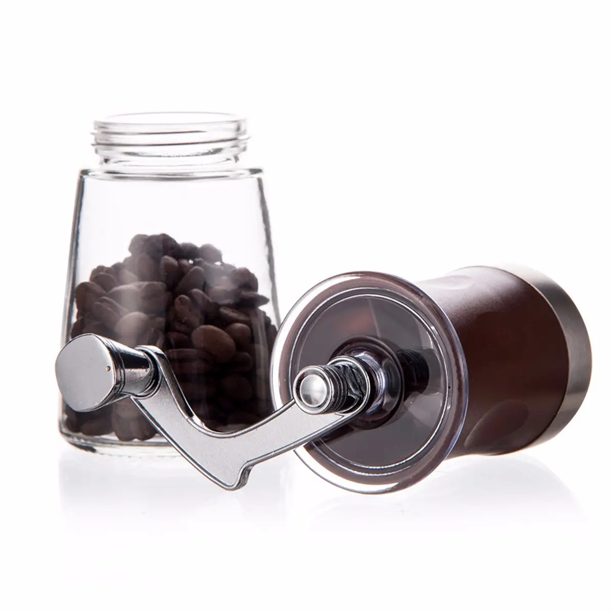 Mini Portable Hand Crank Coffee Bean Spice Mill Grinder Mill Kitchen Tool