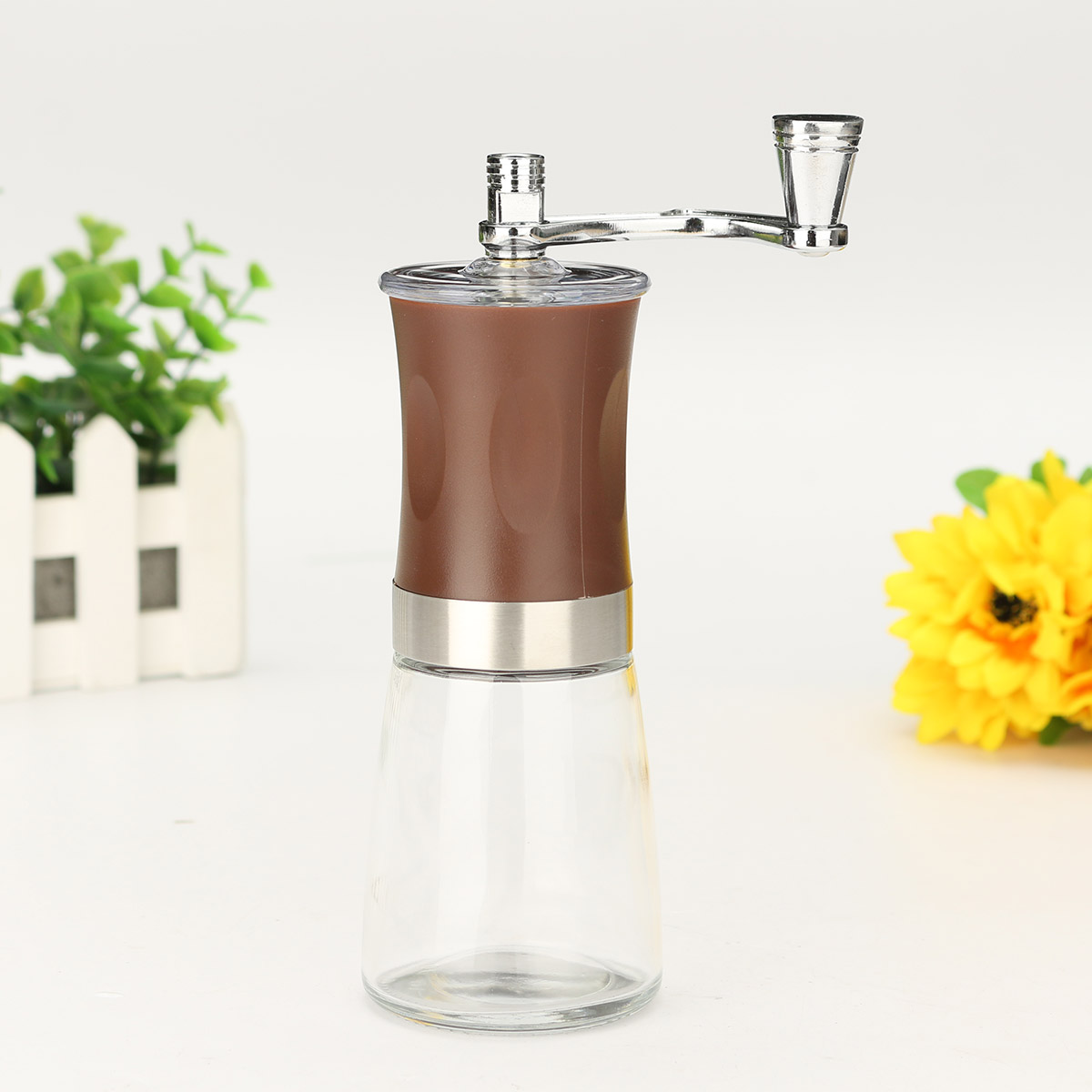 Mini Portable Hand Crank Coffee Bean Spice Mill Grinder Mill Kitchen Tool