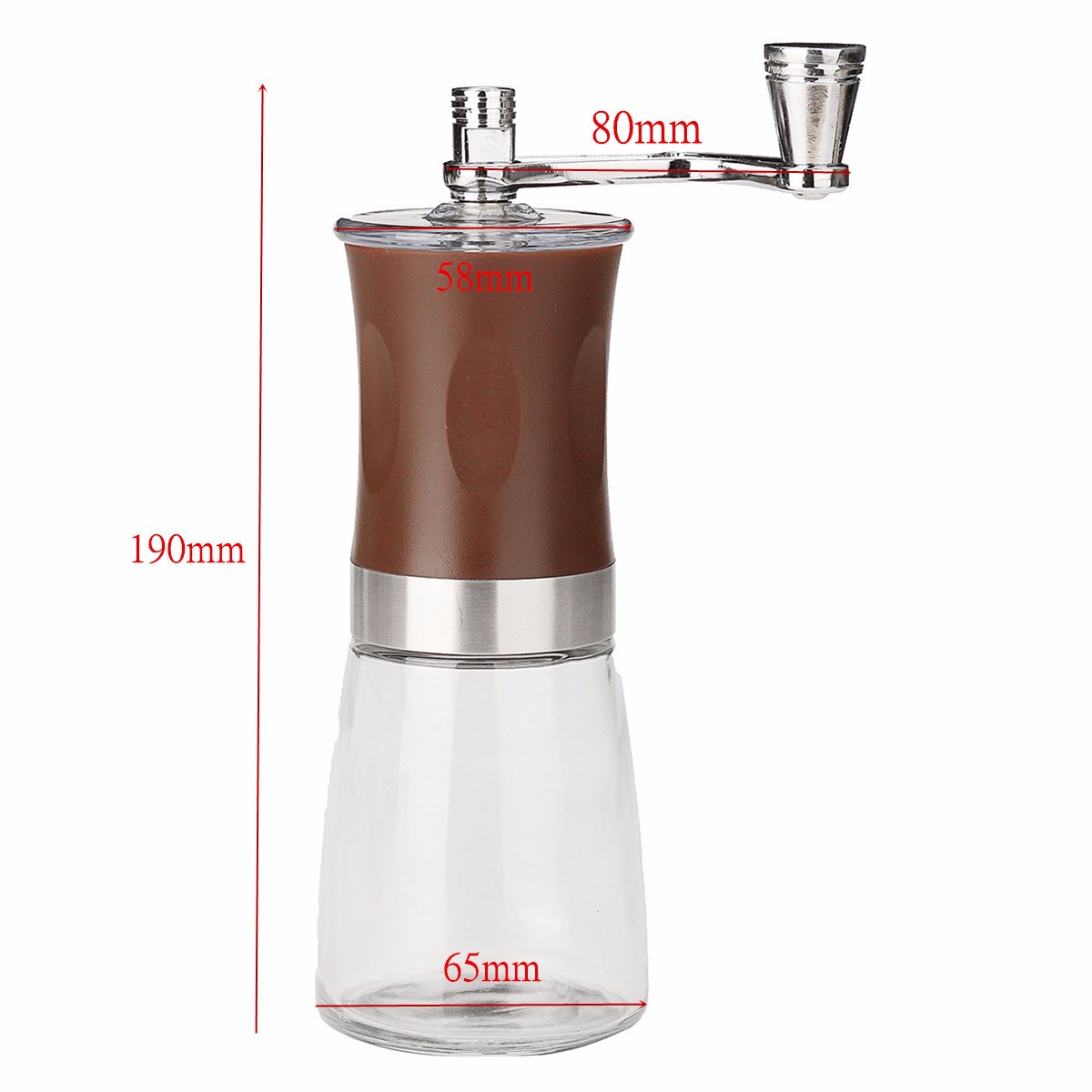 Mini Portable Hand Crank Coffee Bean Spice Mill Grinder Mill Kitchen Tool