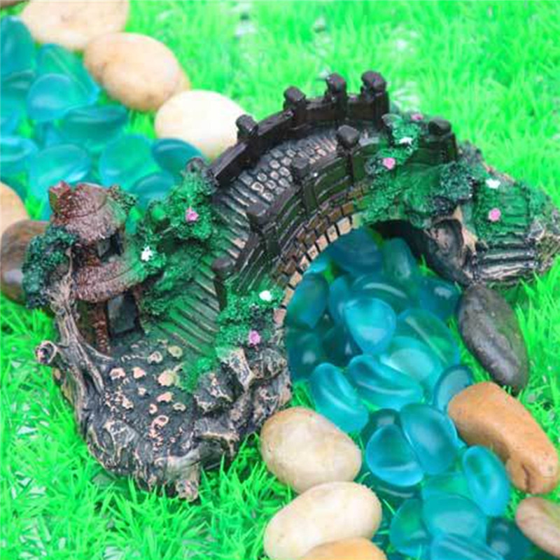 Acuario Ornamento Del Tanque De Peces Del Arbol Del Pabellon De La Resina Ornamento Del Ornamento
