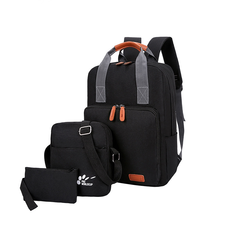 Xmund XD-DY13 3 قطع 18l حقيبة 15.6 بوصة محمول حقيبة USB شحن مكافحة سرقة الصليب الجسم حقائب التخييم حقيبة سفر حقيبة القلم
