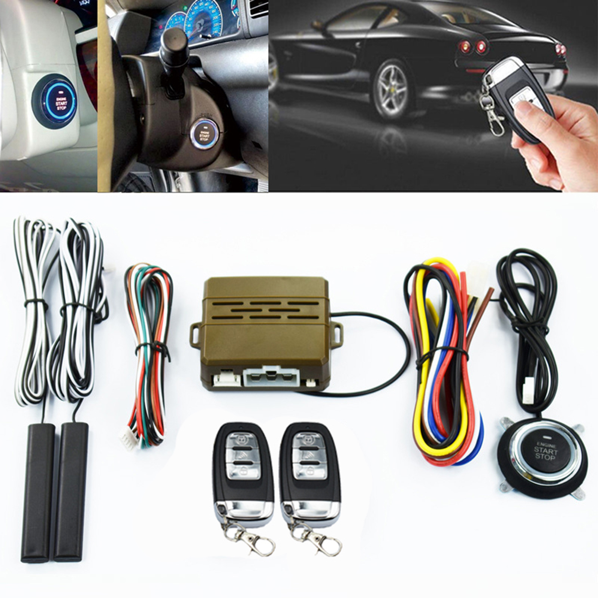 Alarmas Para Carro Kit Alarma Sistema De Alarma De Seguridad Con Arranque Remoto