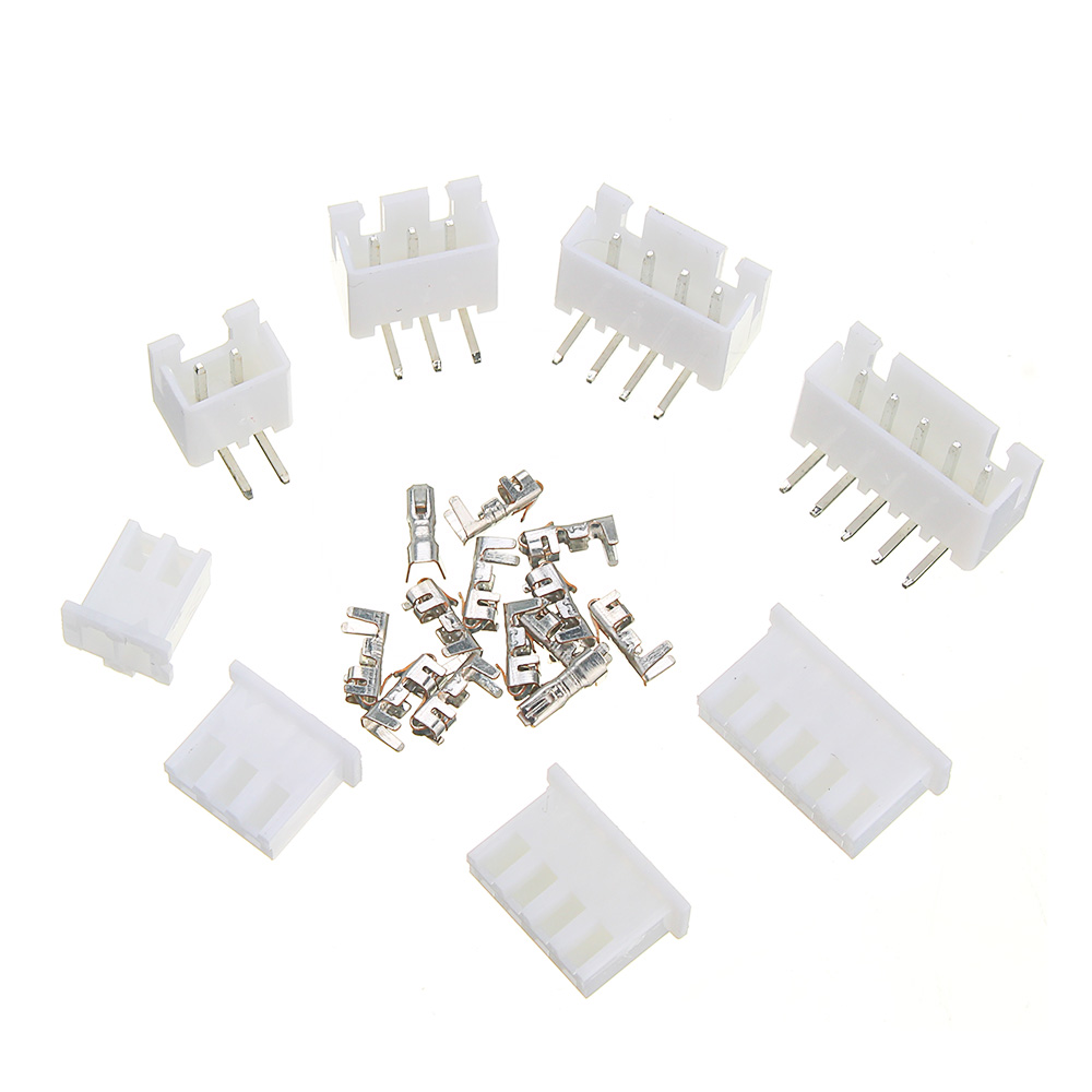 100Pcs Dupont Jumper Cable Wire Male Pin Connector 2.54MM ey