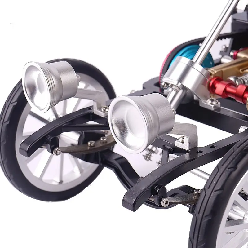 Teching Car Model Single Cylinder Engine Aluminum Alloy Model Gift Collection Toys