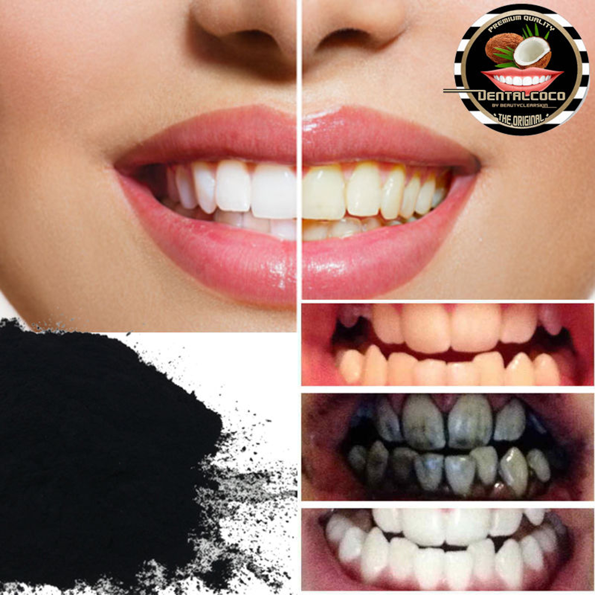 Carbon coco dientes funciona