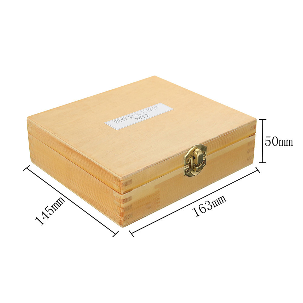 4pcs MT2 Wood Lathe Live Center Set MT2 Arbor For Wood Turning Tool With Wooden Case