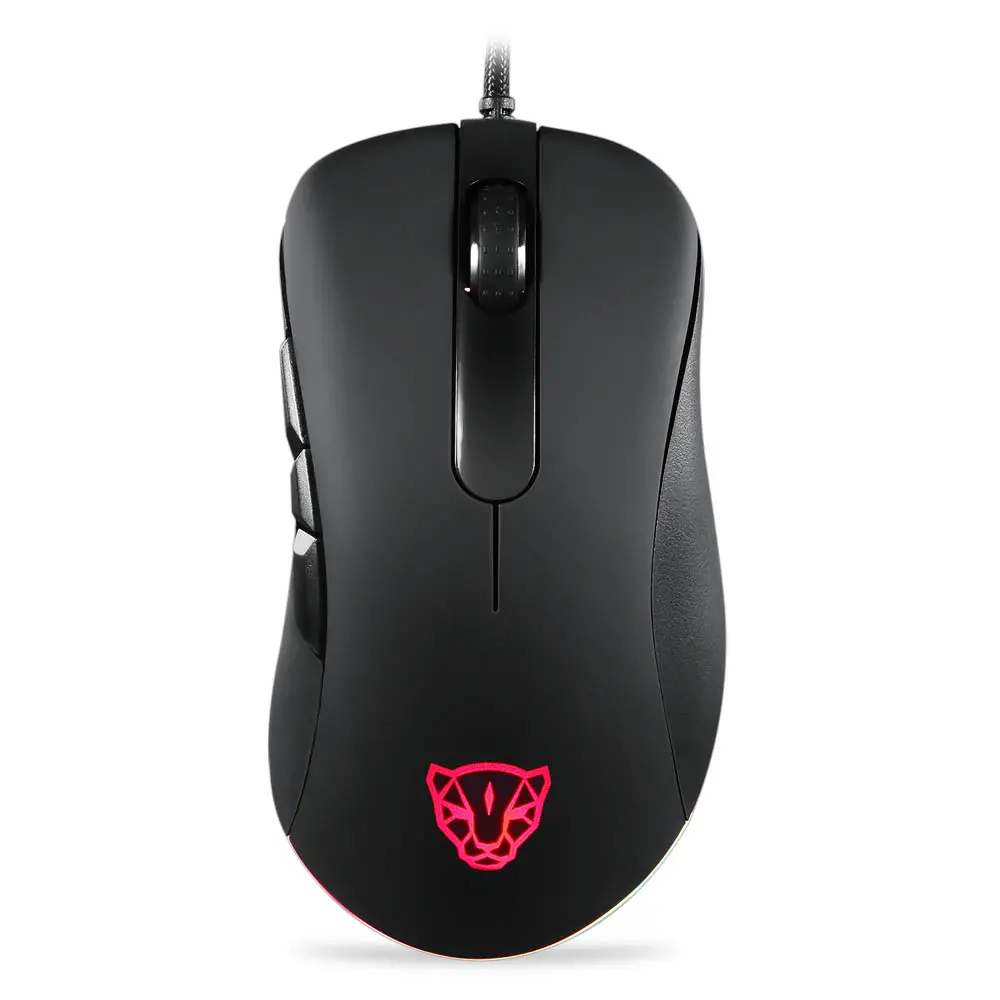 Chuột chơi game quang Motospeed V100 Dual cảm biến 6200DPI RGB với phím Sniper