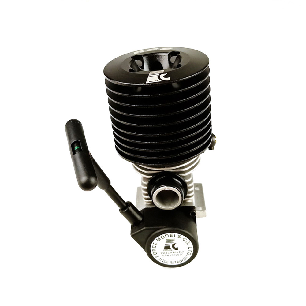 Force.28 Metal Exhaust Hand Pull Starter Engine For 1/8 Gas RC Car Parts
