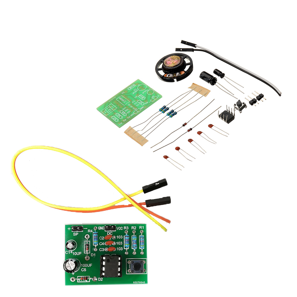 Diy Ne555 Ding Dong Bell Kit De Módulo De Timbre Diy Música Diy Kit De Entrenamiento De Producción Electrónica