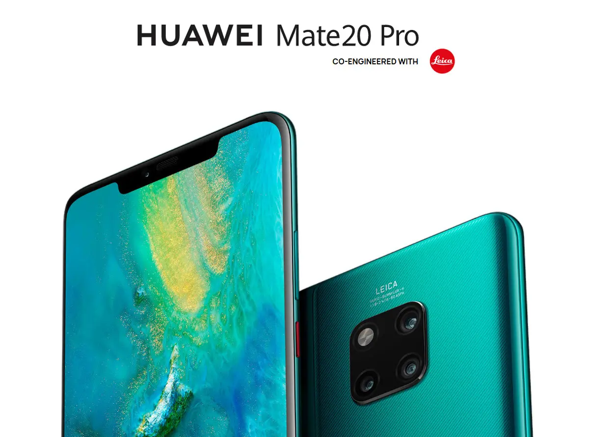 Huawei Mate 20 Pro Câmera Traseira Traseira 6,39 polegadas 6 GB RAM 128 GB ROM Kirin 980 Octa core 4G Smartphone