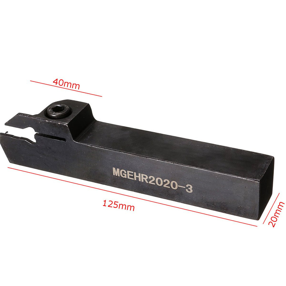 MGEHR2020-3 20mmx125mm Holder Cutting Groove Cutter Lathe Turning Tool Holder