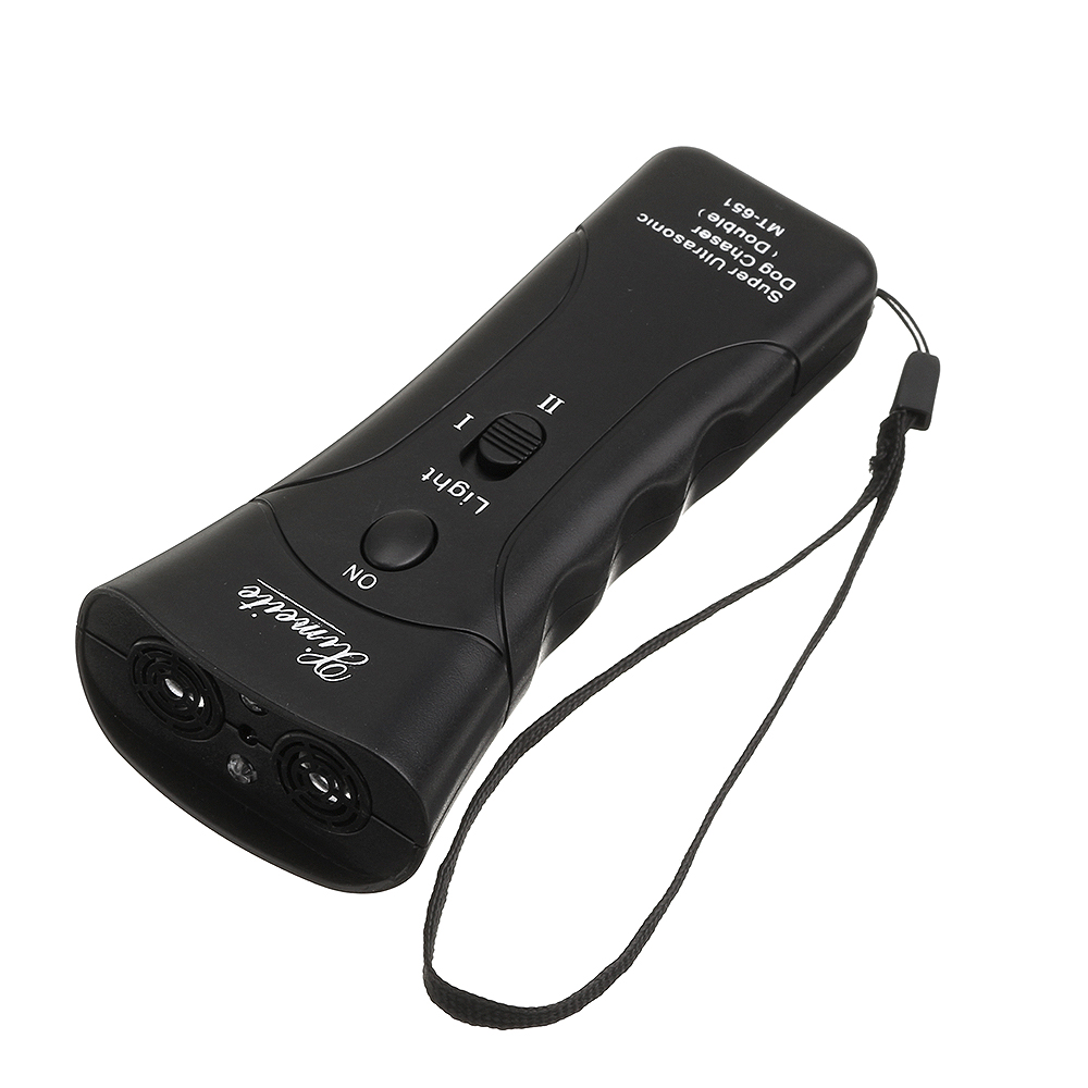 Kizilotesi Ile Mt 651 Ultrasonik Kopek Kovucu Lazer Isik Cift Ultrasonik Boynuz Uzun Mesafe Elektronik Surucu Kopek Kovucu Vordeo