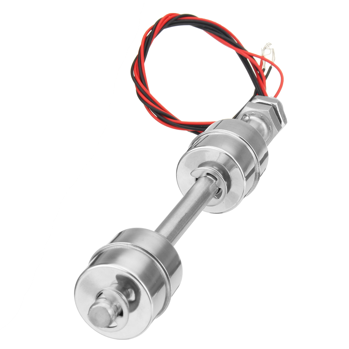 Жидкий поплавковый выключатель Уровень воды Датчик Двойной шар 150 мм ...