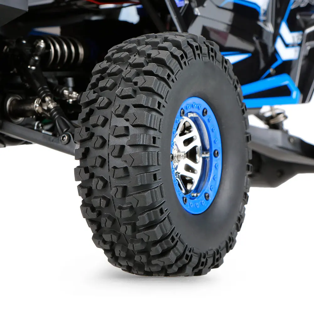 Wltoys 10428B 1/10 2.4 กรัม 4WD 30 กิโลเมตร / ชั่วโมง Rc รถ ร็อคตีนตะขาบยานพาหนะปีนเขารถบรรทุก RTR รุ่น