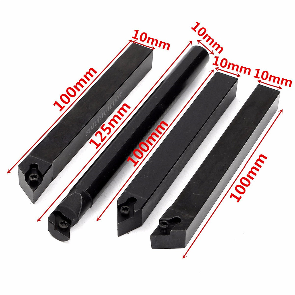 S10K-SDUCR07 SDJCR1010H07 SDJCL1010H07 SDNCN1010H07 10mm Turning Tool Holder and 4pcs DCMT070204 Ins