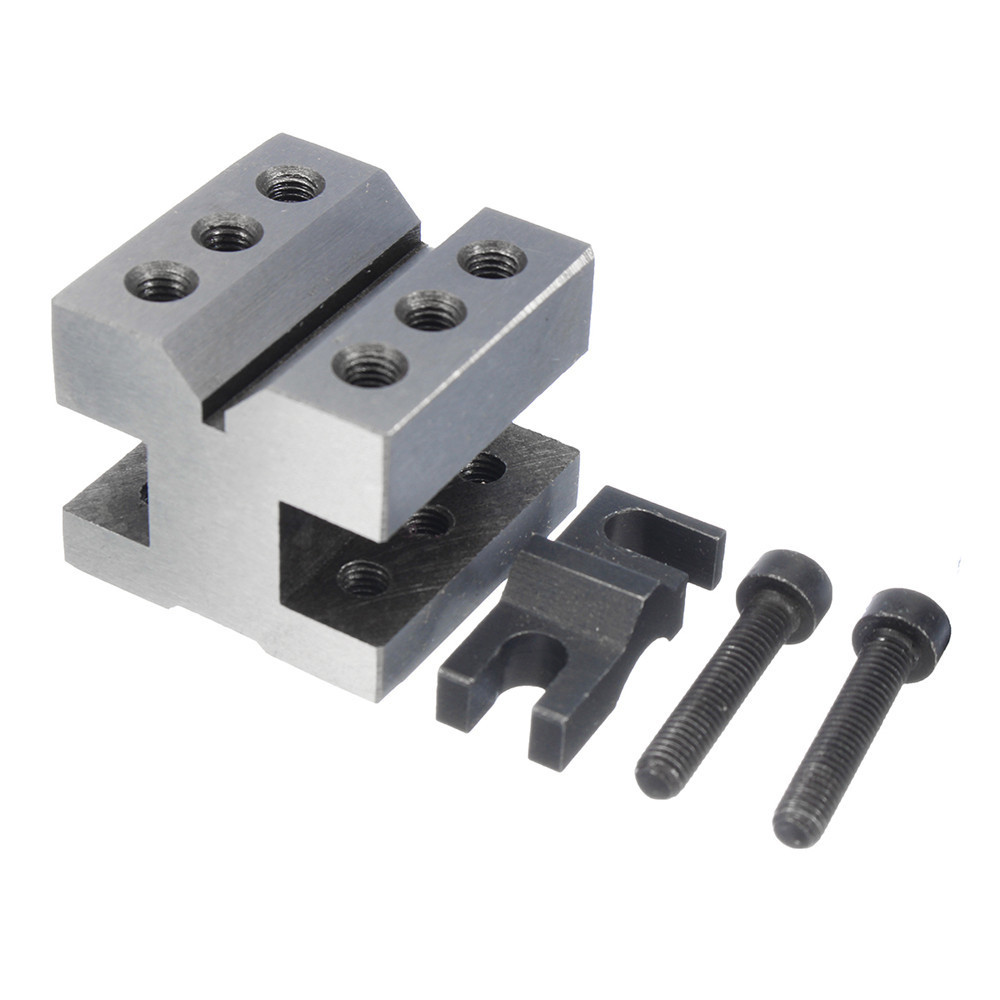 V Block Clamp Set V Block Matched Pair 7/16 to 13/16 90 Degree Precision Machine