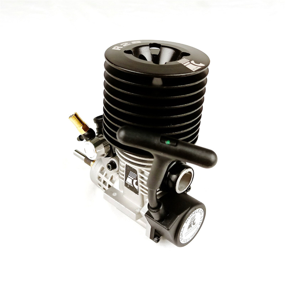 Force.28 Metal Exhaust Hand Pull Starter Engine For 1/8 Gas RC Car Parts