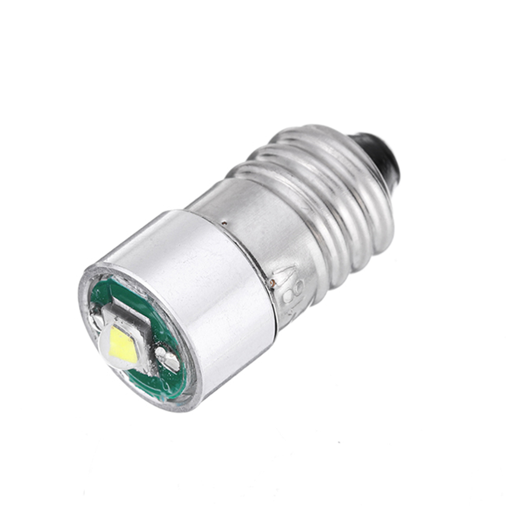 E10 3w Led懐中電灯交換用電球トーチライトdc 3 18vホワイト1pcs