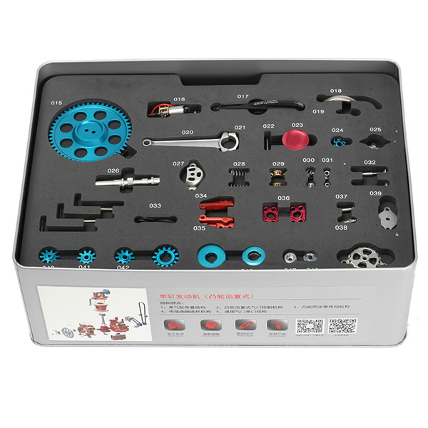 Teching Single Cylinder Engine Model Full Aluminum Alloy Collection