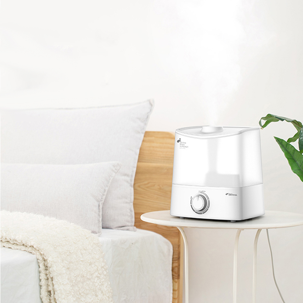 Deerma DEM-F625 25W 6L Máy tạo độ ẩm không khí công suất lớn Máy khuếch tán hương thơm Máy tạo sương siêu âm Máy phun nước gia đình từ Xiaomi Youpin
