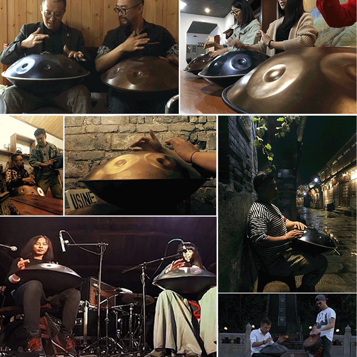 Hang F major/D minor 9 Notes Musical Hand Drum Professional Handpan Durable Carbon Steel Drum