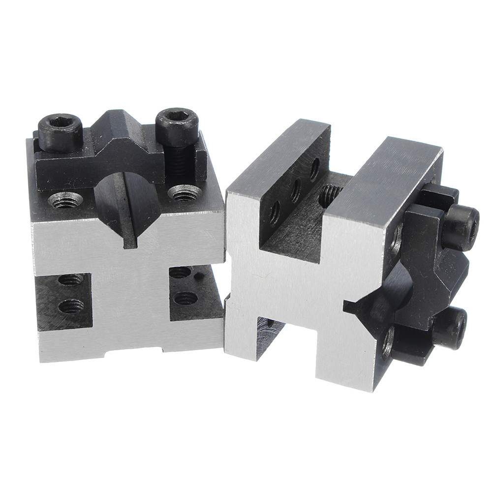 V Block Clamp Set V Block Matched Pair 7/16 to 13/16 90 Degree Precision Machine