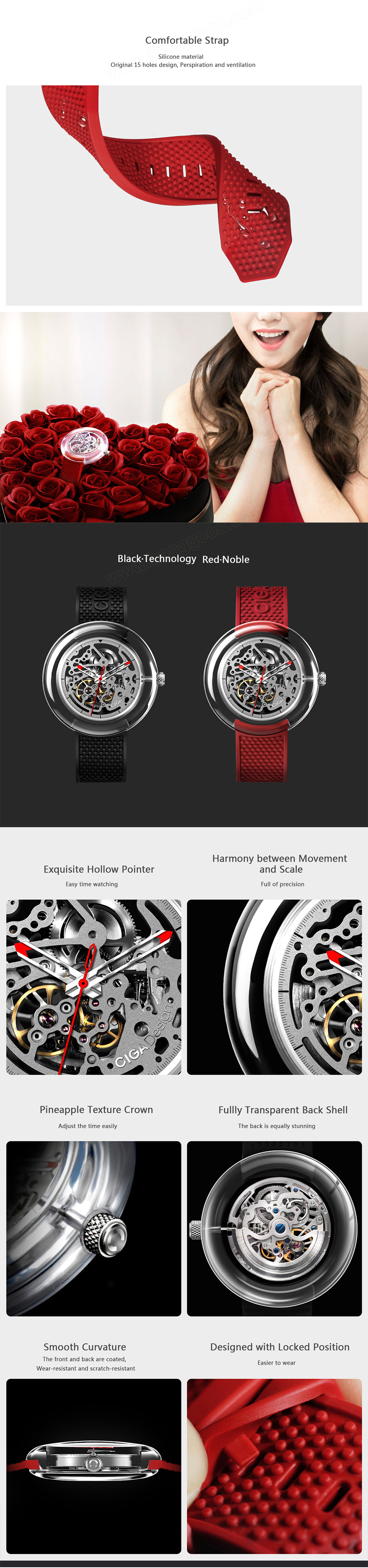 Ilk Yayin Orijinal Ciga Design T Serisi Tamamen Seffaf Izle Kilif Seagulls Hareketi Mekanik Xiaomi Eko Sisteminden Izle Vordeo Yazilim Hizmetleri Biz Bu Isi Biliyoruz