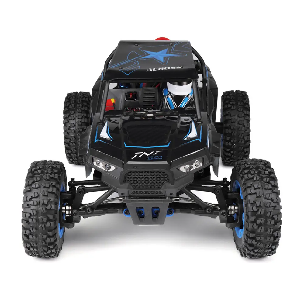 Wltoys 10428B 1/10 2.4 กรัม 4WD 30 กิโลเมตร / ชั่วโมง Rc รถ ร็อคตีนตะขาบยานพาหนะปีนเขารถบรรทุก RTR รุ่น