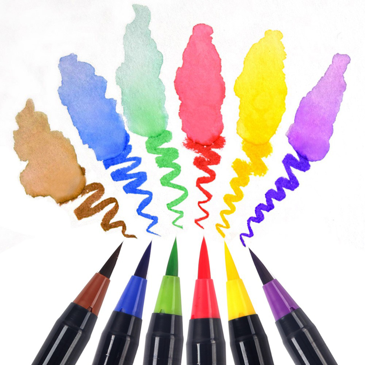 20 ألوان مائية رسم فرشاة الكتابة الفنان رسم مانغا ماركر القلم مجموعة