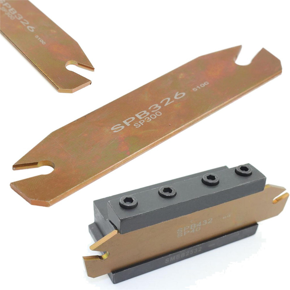 SPB26-3 26mm Part Off Blade Grooving Cut-Off Tool for ZQMX 3N11-1E SP300 Insert SMBB1626 Holder