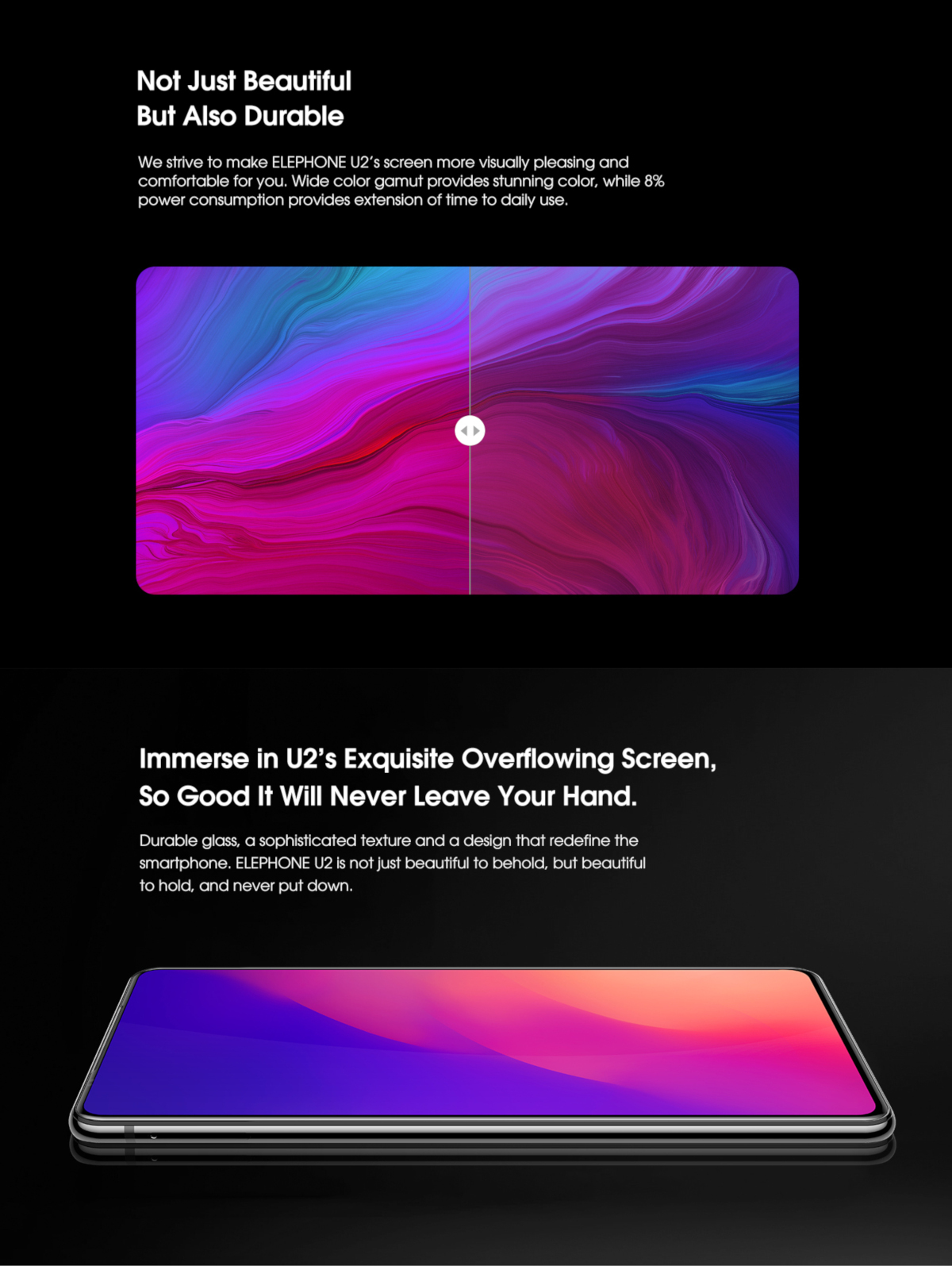 Elephone U2,full screen,Helio P70,octa core