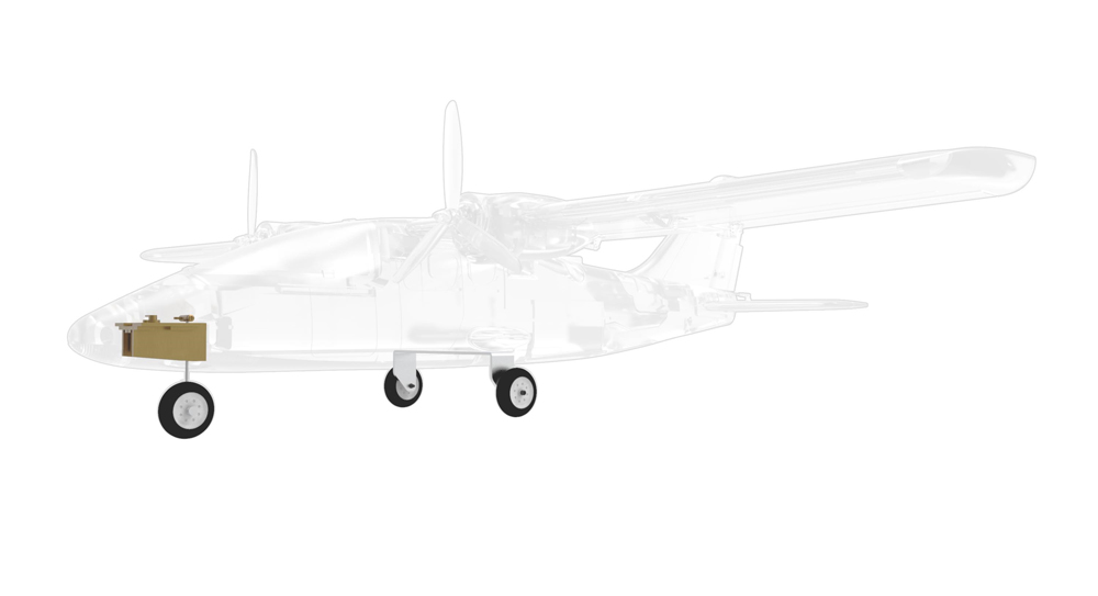 SonicModell Binary 1200mm Twin Motor FPV Airplane RC Airplane Spare Part Modular Landing Gear
