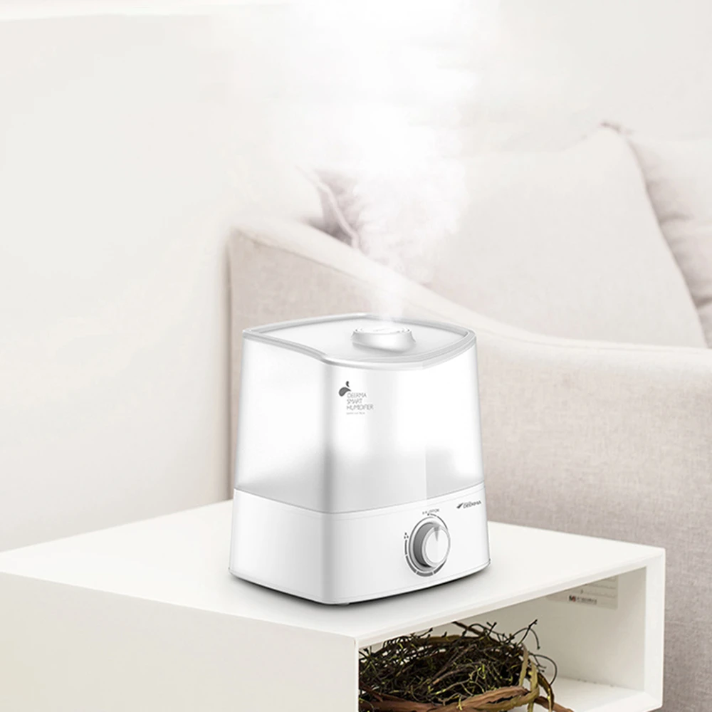 Deerma DEM-F625 25W 6L Máy tạo độ ẩm không khí công suất lớn Máy khuếch tán hương thơm Máy tạo sương siêu âm Máy phun nước gia đình từ Xiaomi Youpin