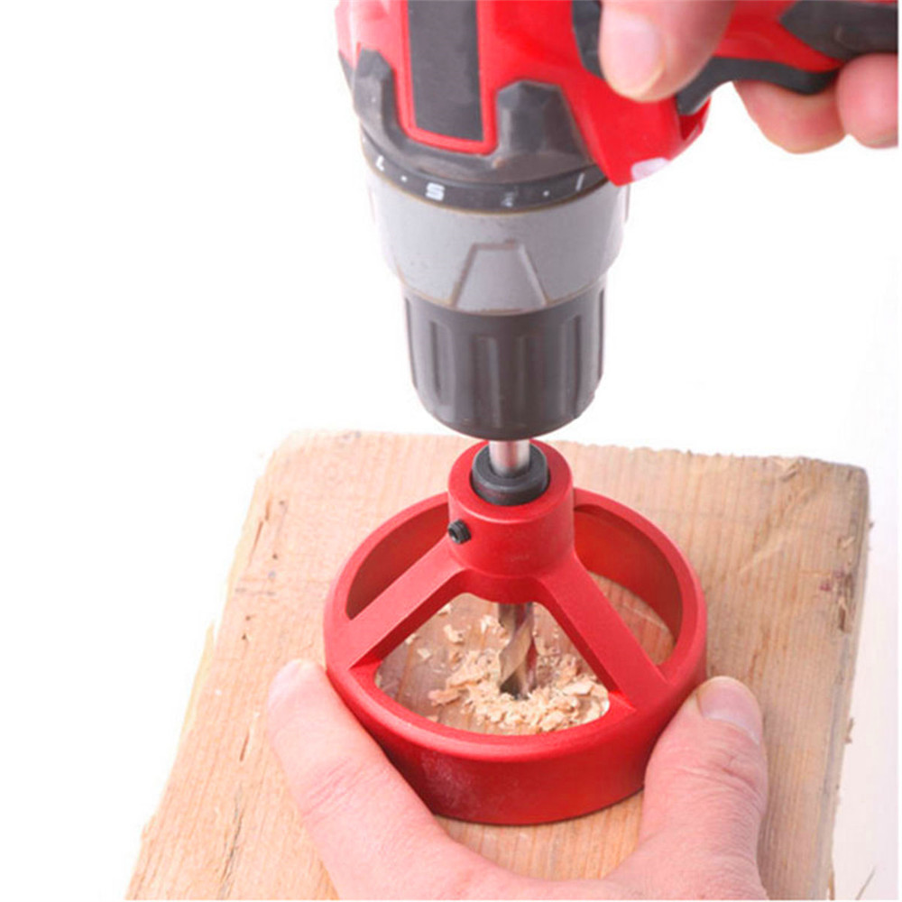 Joinery System Kit Vertical Hole Jig Drilling Guide Fast Woodwork Drilling Tool