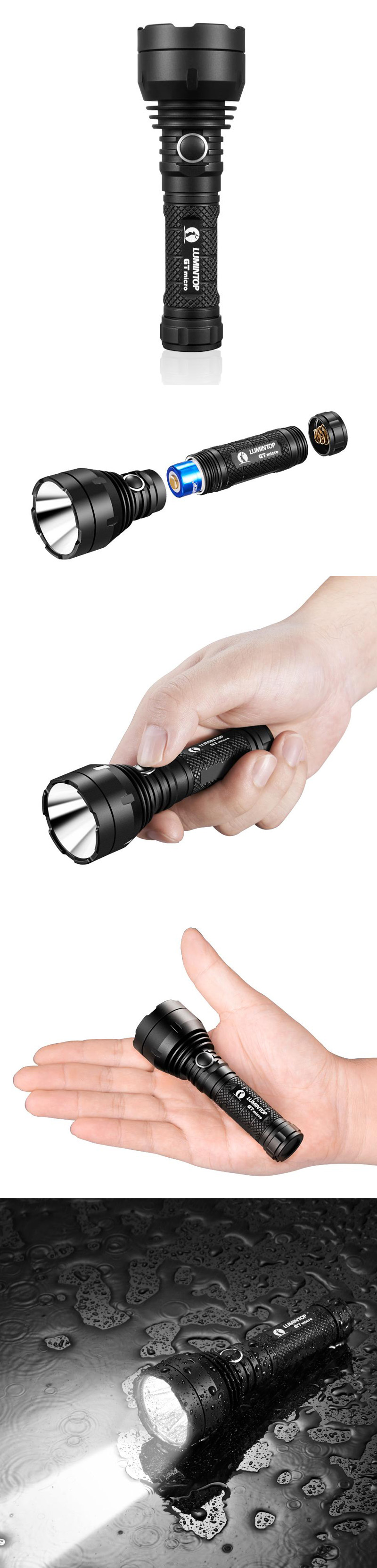Lumintop Gt Mikro 1000lm El Feneri 14500 Batarya Edc Led El Feneri Avciligi Kampcilik Calismasi Lamba Acil Fener Vordeo Biz Bu Isi Biliyoruz
