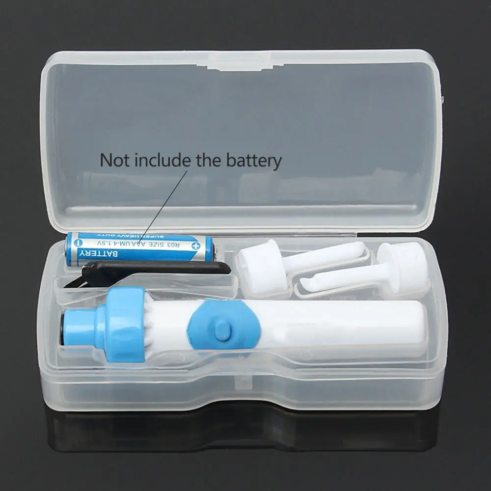 Electric Vacuum Ear Cleaner Ear Wax Safe Vibration Remover Removal Cleaning Pain Cordless Airbic Safety for Children