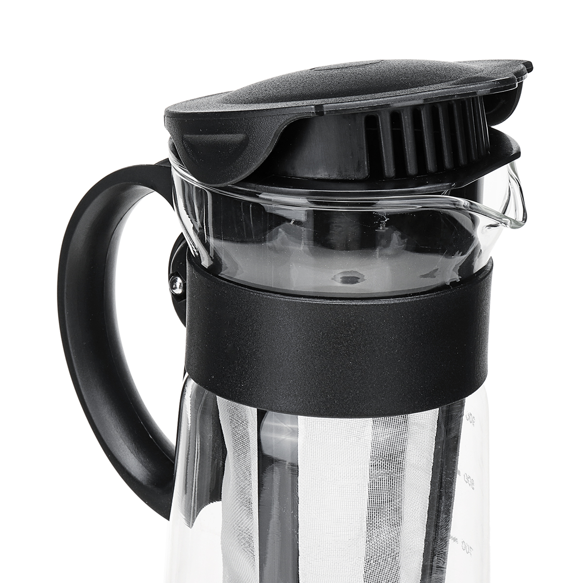 1000 ML Soğuk Demlemek Buzlu Kahve Makinesi Hava Geçirmez Mühür Çay Pot
