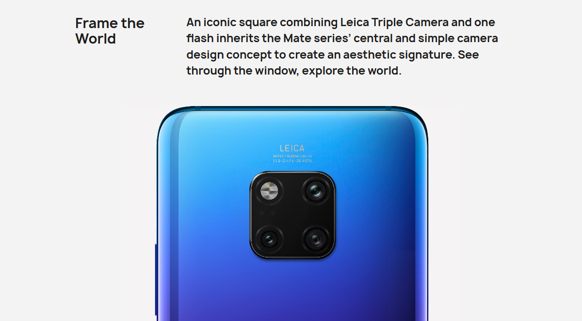 Huawei Mate 20 Pro Câmera Traseira Traseira 6,39 polegadas 6 GB RAM 128 GB ROM Kirin 980 Octa core 4G Smartphone