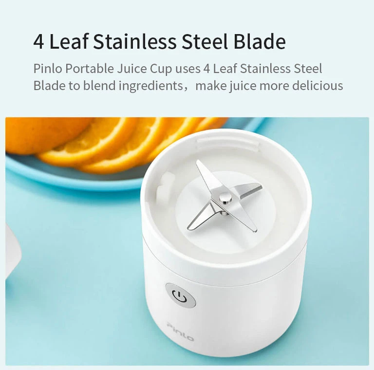 Pinlo PL-B007W2W Portable USB Electric Juicer 350ml /70W Home Fruit Electric Mixer Small Electric Juicer Squeezer From Xiaomi Youpin